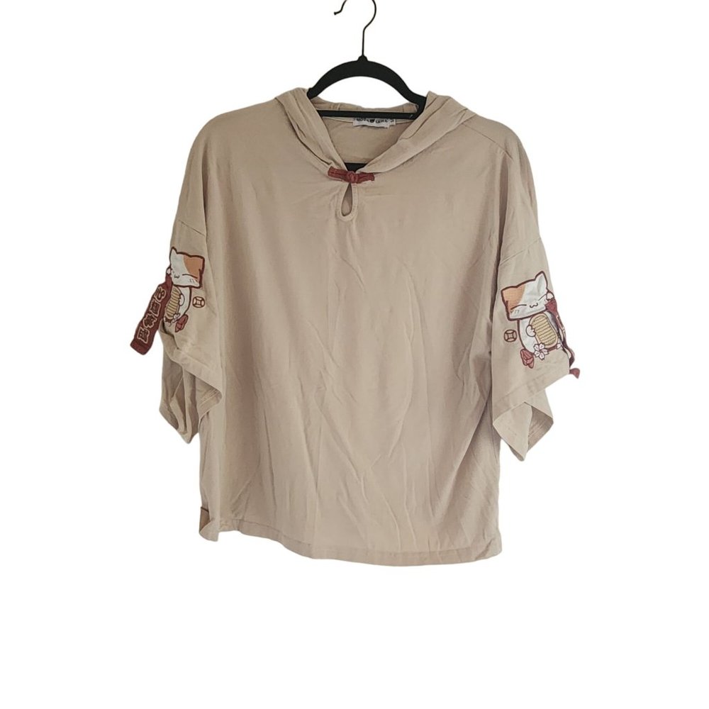 Modakawa Hooded shirt womens size M
